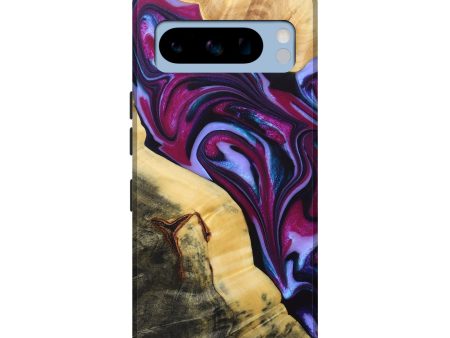 Pixel 8 Pro Wood+Resin Live Edge Phone Case - Aimee (Purple, 684167) Hot on Sale