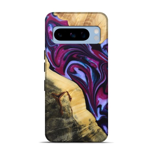 Pixel 8 Pro Wood+Resin Live Edge Phone Case - Aimee (Purple, 684167) Hot on Sale