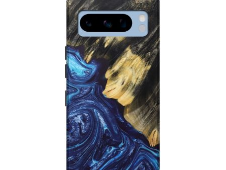 Pixel 8 Pro Wood+Resin Live Edge Phone Case - Levi (Blue, 685741) For Sale