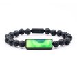 Lava Bead ResinArt Bracelet - Connor (Watercolor, 683451) Online Hot Sale