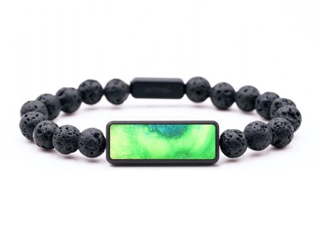 Lava Bead ResinArt Bracelet - Connor (Watercolor, 683451) Online Hot Sale