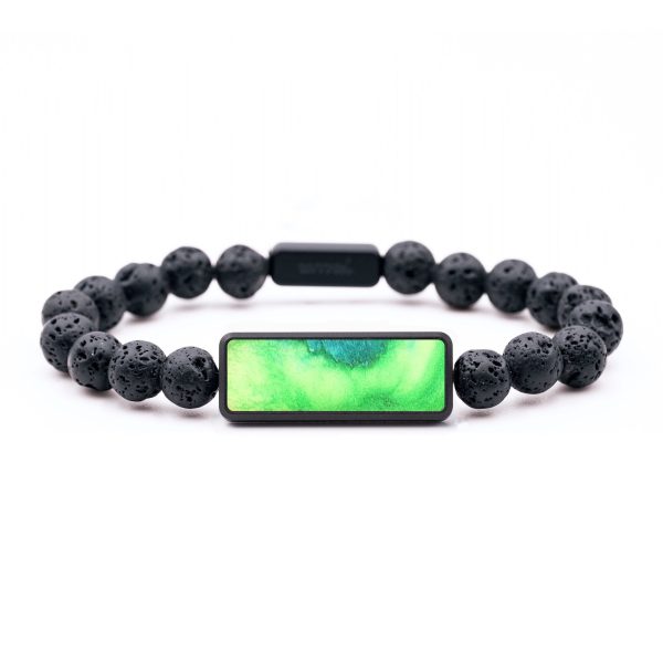 Lava Bead ResinArt Bracelet - Connor (Watercolor, 683451) Online Hot Sale