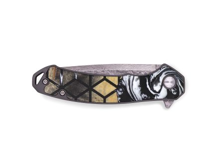 EDC Wood+Resin Pocket Knife - Adalyn (Pattern, 683177) Sale