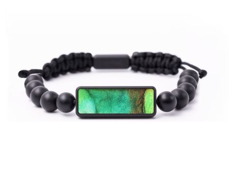 Onyx Bead ResinArt Bracelet - Meredith (Watercolor, 683444) on Sale