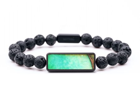 Lava Bead ResinArt Bracelet - Shaniqua (Watercolor, 683435) Discount