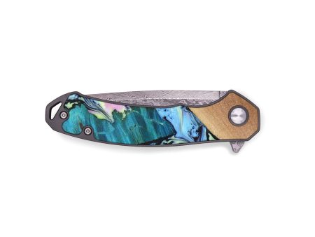 EDC Wood+Resin Pocket Knife - Wilbur (Aurora, 683139) For Cheap