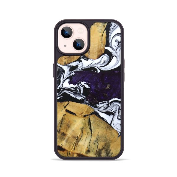 iPhone 14 Wood+Resin Phone Case - Ashanti (Mosaic, 682852) Fashion