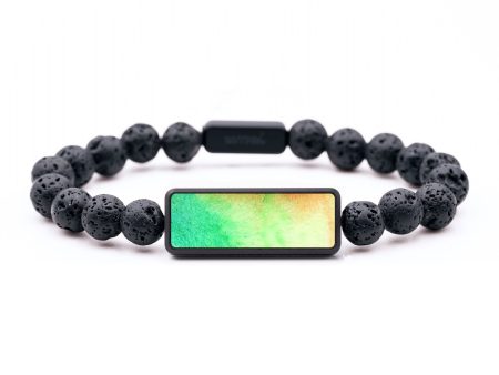 Lava Bead ResinArt Bracelet - Madalyn (Watercolor, 683439) Online Hot Sale