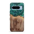 Pixel 8 Pro Wood+Resin Live Edge Phone Case - Gemma (Green, 684324) on Sale