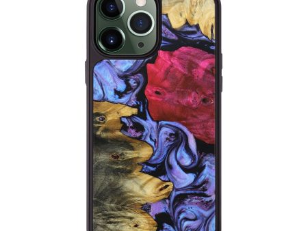 iPhone 13 Pro Max Wood+Resin Phone Case - Jaclyn (Mosaic, 682855) Fashion