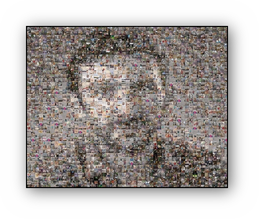 Photo Mosaic Impression sur Toile Discount