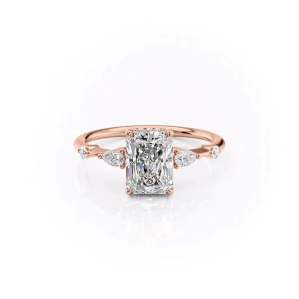 The Naomi Set With A 5 Carat Radiant Moissanite Discount